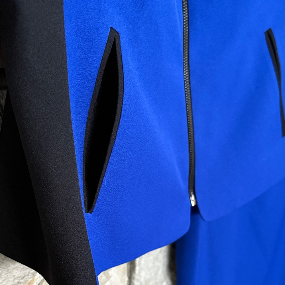 NWT Kasper Royal Blue and Black Women's Suit - Picture 13 of 16
